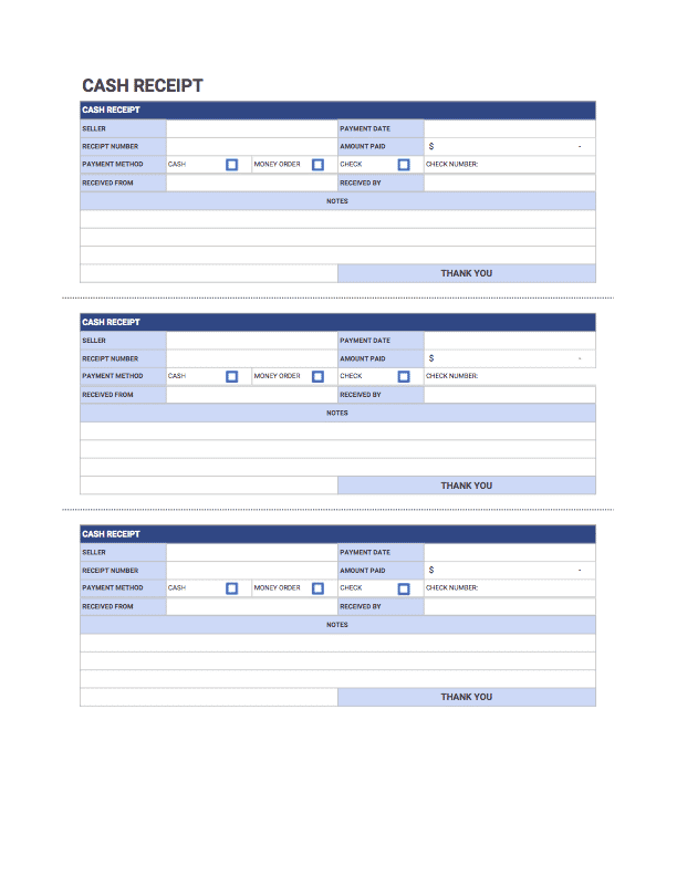 Download Cash Receipt Templates Free Download Invoice Simple