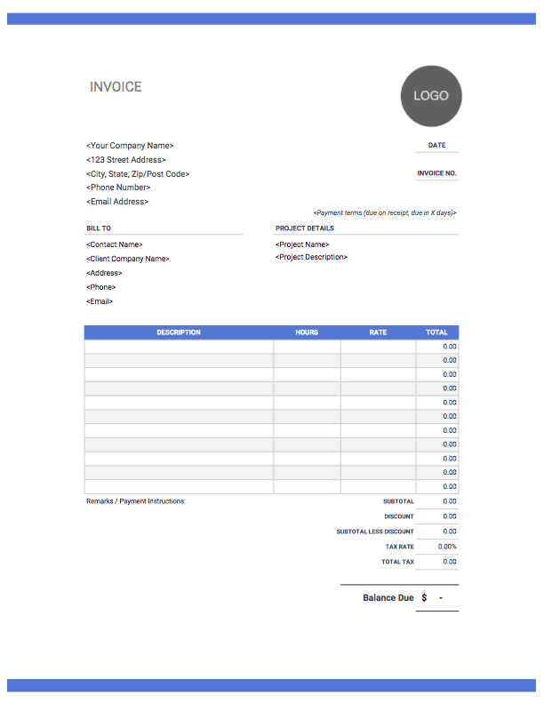 Graphic Design Invoice Download Free Templates Invoice Simple