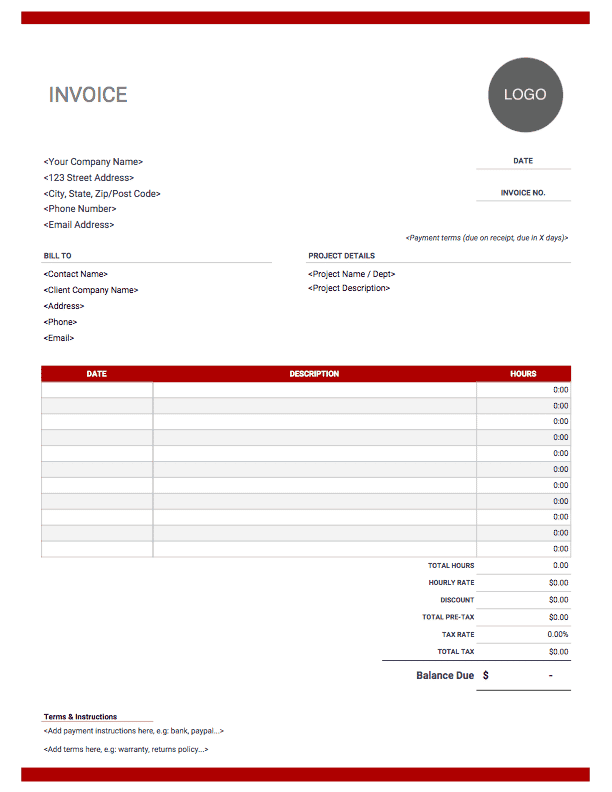 Consultant Invoice Template from www.invoicesimple.com