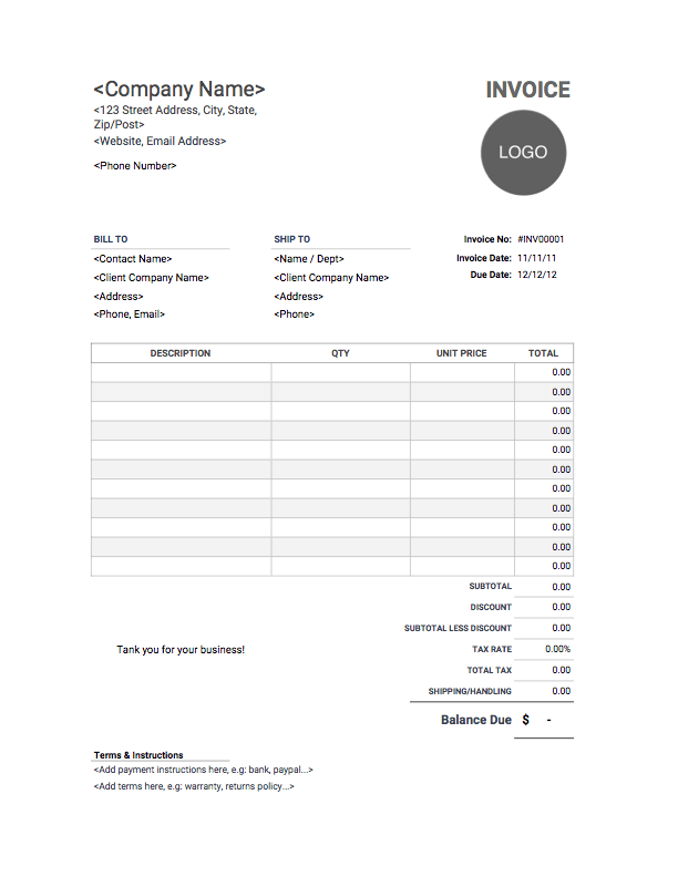 word invoice template free to download invoice simple