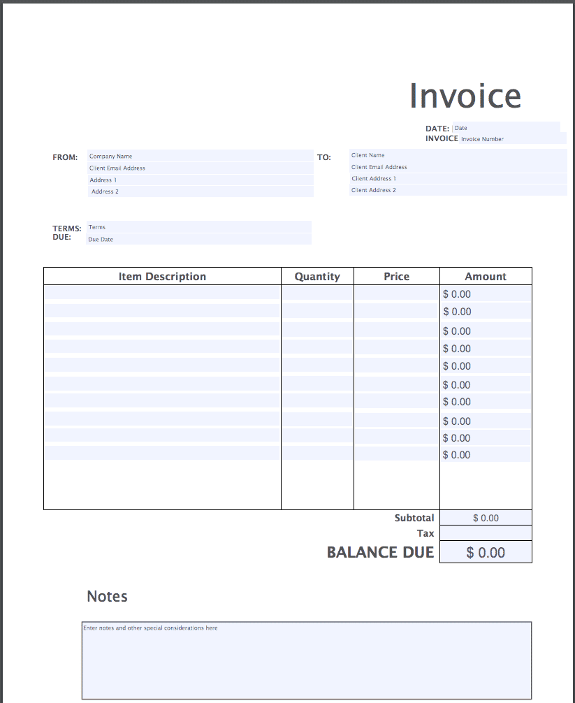 free-invoice-template-sample-invoice-format-printable-calendar