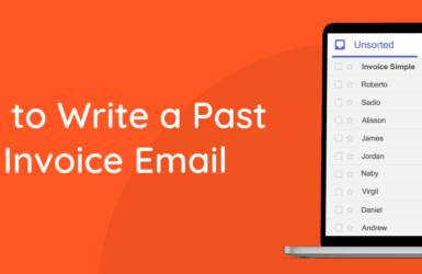 How to write a past due invoice email