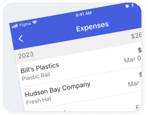 track expenses